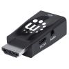 Manhattan Kábel átalakító - HDMI to VGA Micro Converter, Fekete