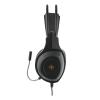 Fejhallgató Deltaco Gaming DH210 LED Gaming Mikrofonnal Fekete
