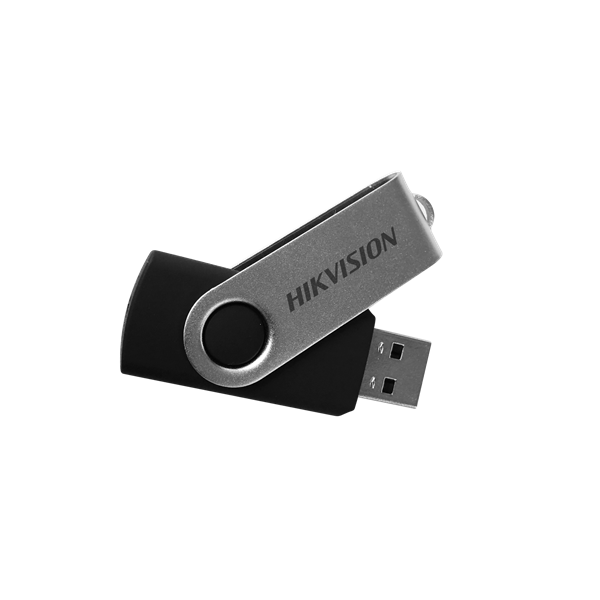 Hikvision Pendrive - 16GB USB2.0, M200S, Kihajtható design, Fekete