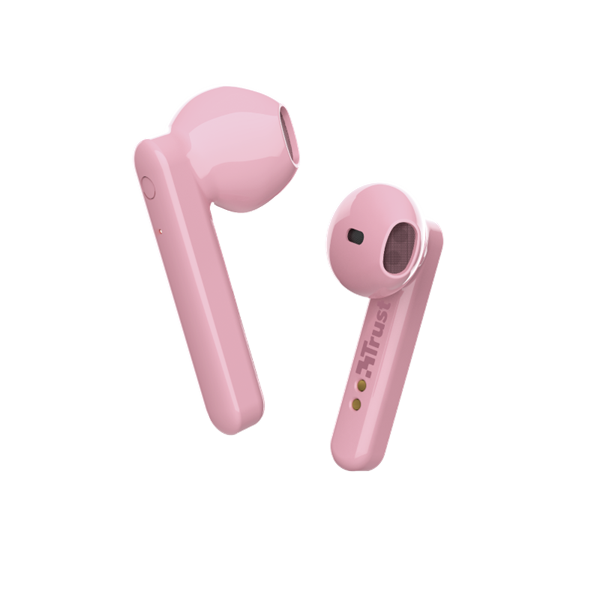 Trust Füllhallgató Vezeték nélküli - Primo Touch Bluetooth (rózsaszín; BT5.0; vezérlőgombok; akku; mikrofon)