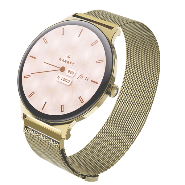 GARETT Női Okosóra - VERONA 2 arany MESH, acél
