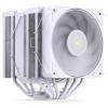 Processzor hűtő Jonsbo HX6280, PWM, RGB - 130mm, fehér