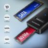 Axagon ADM2-AM USB-A 10Gbps - M.2 NVMe & SATA SSD adapter