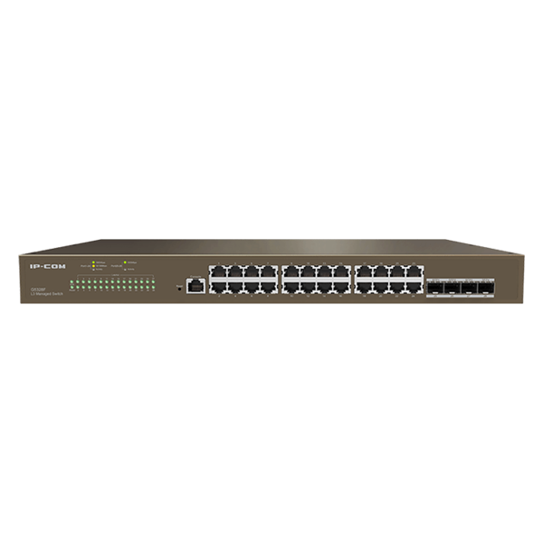 IP-COM Switch Vezérelhető - G5328F (24x1Gbps; 4x SFP; 1x console port; L3)