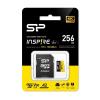Silicon Power MicroSD kártya - 256GB microSDXC UHS-I U3, 3D TLC NAND (170/150 MB/s A2/V30) DDR200 transfer rate