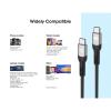 Manhattan Kábel - USB-C Male to USB-C Male kábel, 2m, PD3.1, 8K@60Hz, 240W/5A, Fekete