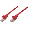 Manhattan Kábel - U/UTP Patch (RJ45 to RJ45, Cat6, 10m, piros, réz)