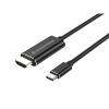 Conceptronic Kábel - ABBY04B (USB-C to HDMI, 4K/60Hz, 2m, fekete)