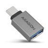 Axagon RUCM-AFA USB-C 3.2 (M) > USB-A (F) adapter, 31mm, alu