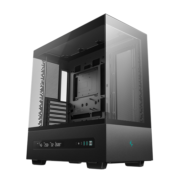 DeepCool Számítógépház - CH690 DIGITAL (fekete, ATX, 1xUSB-C, 2xUSB3.0)