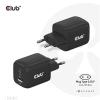 Club 3D Hálózati Adapter - CAC-1913EU (65W GAN, Triple port 2xUSB-C 1xUSB-A PD 3.0)