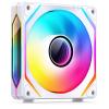 Ventilátor Jonsbo ZL-120WR PWM ARGB 3darabos csomag, fordított légáramlás - 120mm, fehér