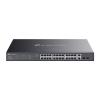 TP-Link Switch Menedzselhető PoE - ES228GMP (Omada; 26x 1Gbps + 2x 1Gbps SFP port; 24x af/at PoE+ port; 384W)