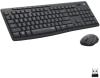 Billentyűzet + Egér Logitech MK295 Membrános Grfit Wireless Magyar