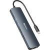 Sandberg Notebook Dokkoló - USB-C 8K Display Dock (Bemenet: USB-C; Kimenet: HDMI+DP+2xUSB-A3.0+USB-C+RJ45 kim; 8K/30Hz)
