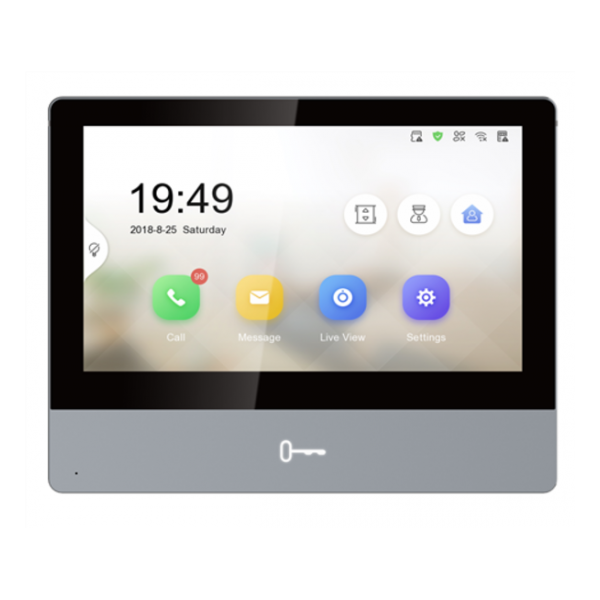 Hikvision IP kaputelefon - DS-KH8350-TE1 (beltéri egység, 7