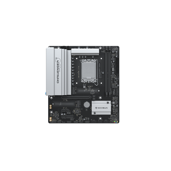 Maxsun Alaplap - Intel MS-CHALLENGER Z890M s1851 (Z890, mATX, 2xDDR5 7200MHz, 3xSATA3, 2xM.2, HDMI, DP)