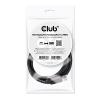 Club 3D Kábel - CAC-2163 (Mini DisplayPort to DisplayPort 1.2, 2m, 4K 60Hz, Bidirektional, 21.6Gbps, zárral)