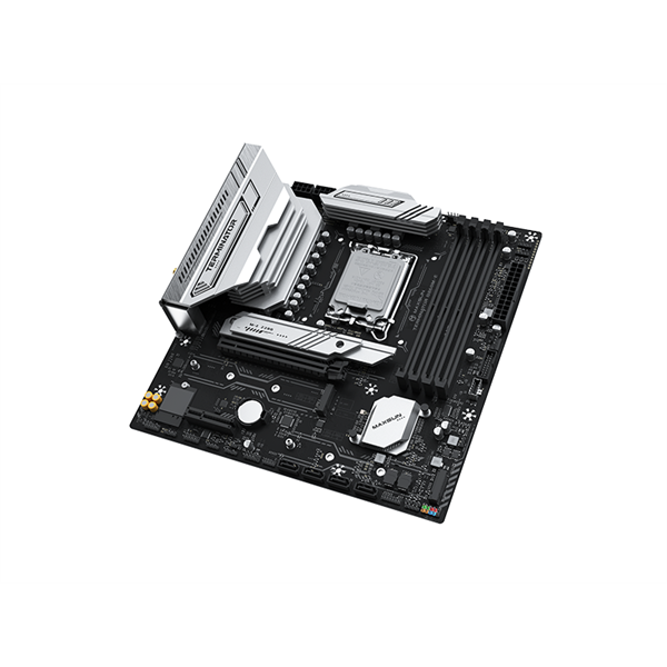 Maxsun Alaplap - Intel MS-TERMINATOR B860M WIFI s1851 (B860, mATX, 4xDDR5 8000MHz, 4xSATA3, 3xM.2, HDMI, DP)