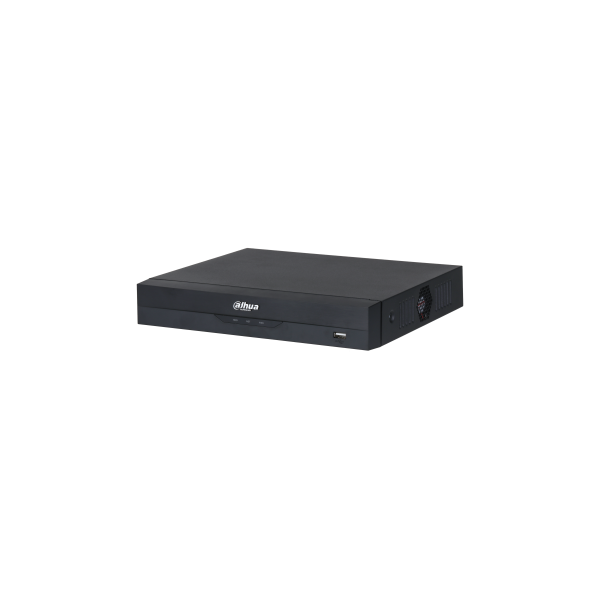 Dahua NVR Rögzítő - NVR4104HS-P-EI (4 csatorna, 4port PoE; H265+, 80Mbps, HDMI+VGA, 2xUSB, 1xSata, AI)