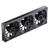 Ventilátor Jonsbo ZA-360 ventilátor, fordított légáramlás, PWM, ARGB - 360mm, fekete