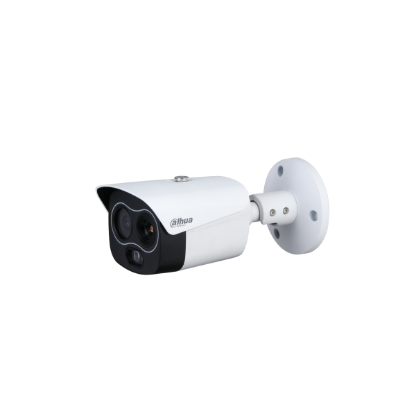 Dahua IP Bullet dual hőkamera - TPC-BF1241-B3F4-DW (256x192, 3,5mm / 4MP, 4mm, ICR, IR30m, IP67, WDR, audio, I/O, PoE)