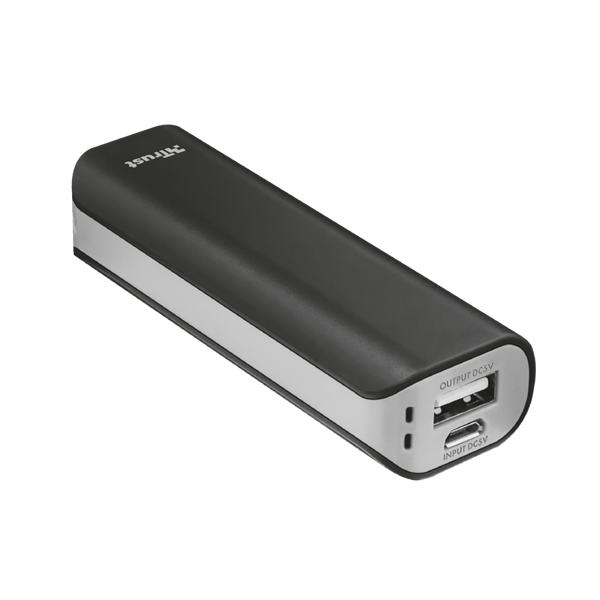 Trust Akkubank - Primo Powerbank (2200mAh; 5W USB; Töltöttség jelző)