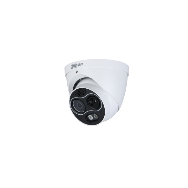 Dahua IP Turret hőkamera - TPC-DF1241-D3F4 (256x192, 3,5mm / 4MP, 4mm, ICR, IR30m, IP67, WDR, audio, I/O, PoE)