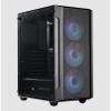 KEEP OUT Számítógépház - XC-200 MESH (fekete, ablakos, 3x12cm RGB venti, ATX, 2xUSB2.0, 1xUSB3.0)