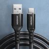 Axagon BUCM-AM20AB USB-C  > USB-A Kabel, 2 m, USB 2.0, 3A,, fekete