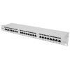 Manhattan Patch panel - CAT6A FTP árnyékolt patch panel, 24 portos, 1U,  Szürke