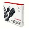 Axagon  ADR-305 aktív hosszabbító USB 3.2, USB-A (M) >  USB-A  (F)- 5m, fekete