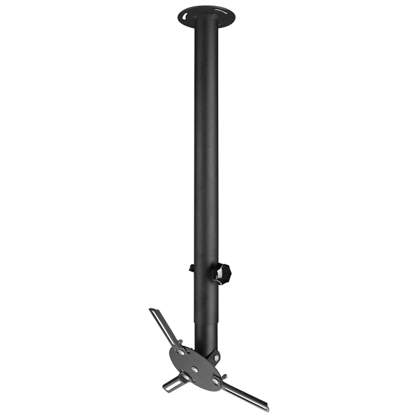 Everest Projektor Mennyezeti konzol - PRJ-187 (Dönthető. fekete, 63-102cm, 13kg teherbírás)