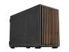Lian Li DAN Cases B4 Wood Edition Micro-ATX Számítógépház - mogyoró/fekete