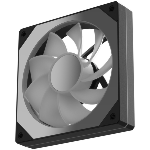 Formula Cooler 12cm - Floe SE 12BK ARPW (25.4dB, max. 38.78 CFM, 4pin csatlakozó, ház hűtésre, ARGB) Fekete