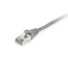 Equip Kábel - 606705 (S/FTP patch kábel, CAT6A, LSOH, PoE/PoE+ támogatás, szürke, 3m)