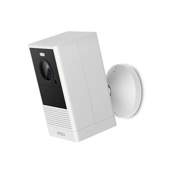 Imou IP wifi csempekamera - Cell 2 Fehér (4MP, 2,8mm, IP65, H265, IR10m, FullColor 5m, IP65, akku, mikrofon, hang.)