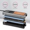 AXAGON CLR-M2FAN aktív hűtő - M.2 SSD, 80mm SSD, réz test, szilikon hővezető padok, magasság:13mm