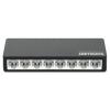 Manhattan Switch - 8 port, 100Mbps, műanyag, IEEE 802.3az, Fekete