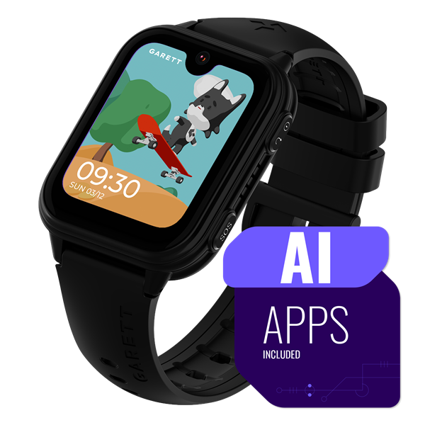 GARETT Gyerek Okosóra - Kids Vibe AI 4G fekete
