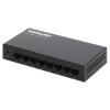 Manhattan Switch - 8 port, 1Gbps, fém ház, IEEE 802.3az, Fekete