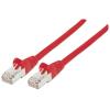Manhattan Kábel - S/FTP Patch (RJ45 to RJ45, Cat7 kábel Cat6A moduláris csatlakozóval, 5m, piros, réz)