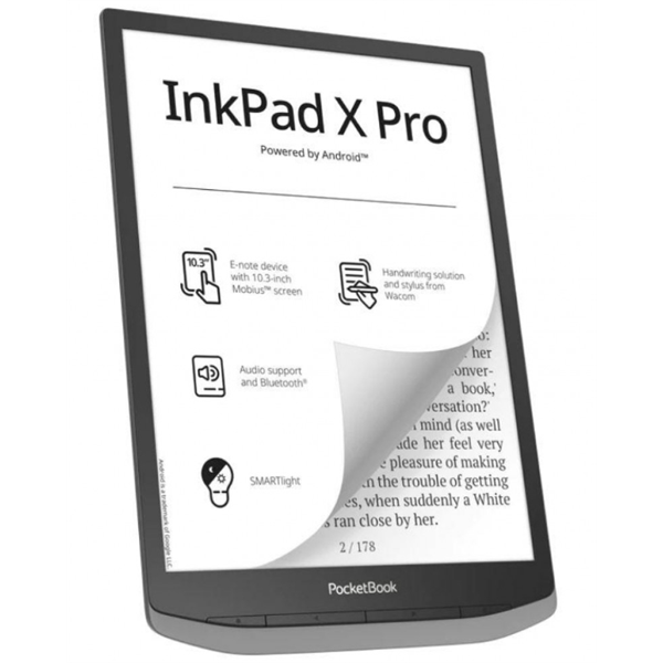 POCKETBOOK e-Reader PB1040D-M-WW INKPad X Metálszürke (10,3