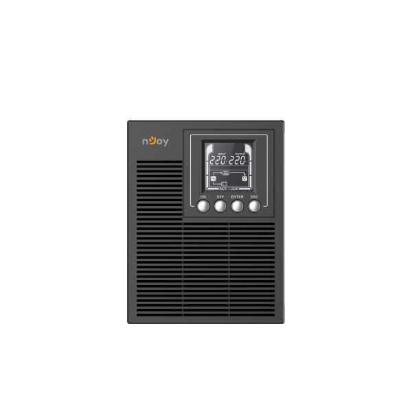 NJOY Szünetmentes  1000VA - Echo Pro 1000 (3 Schuko, RS-232, On-line, szinuszhullám, generátor támogatás, fekete)
