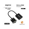 APPROX Átalakító - VGA to HDMI Adapter + audio input