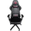Marvo Gamer szék - CH-106 Bk (állítható dőlés/magasság; fix kartámasz; PU; max.150kg-ig, fekete)