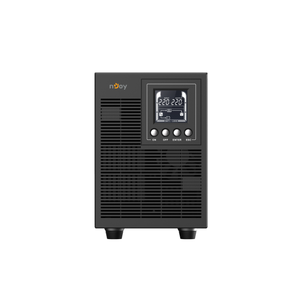 NJOY Szünetmentes  2000VA - Echo Pro 2000 (4 Schuko, RS-232, On-line, szinuszhullám, generátor támogatás, fekete)