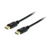 Equip Kábel - 119253 (DisplayPort1.4 kábel, 8K/60Hz, apa/apa, fekete, 3m)