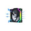 Ventilátor Lian Li UNI FAN SL Wireless ARGB PWM Fordított lapát - 120mm, fekete, 3db-os csomag