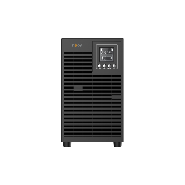 NJOY Szünetmentes  3000VA - Echo Pro 3000 (4 Schuko, RS-232, On-line, szinuszhullám, generátor támogatás, fekete)